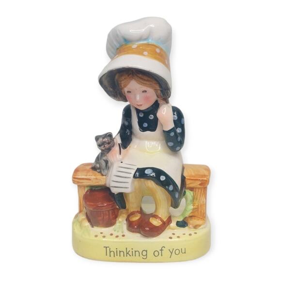 American Greetings Holly Hobby Collection "Thinking of you " 1970's - Picture 1 of 4